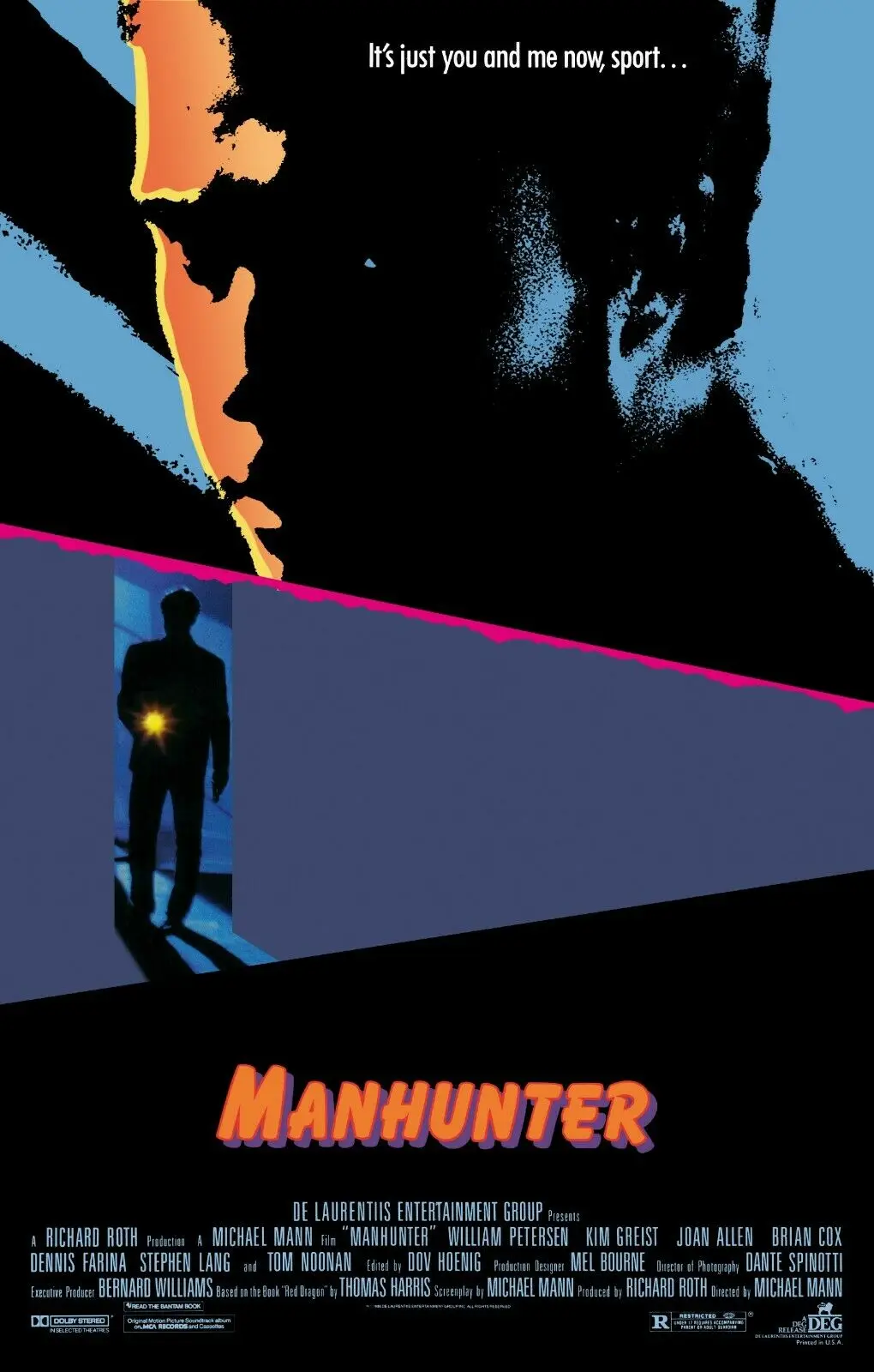 Manhunter Movie Art Silk Poster Print 24X36 Pollici