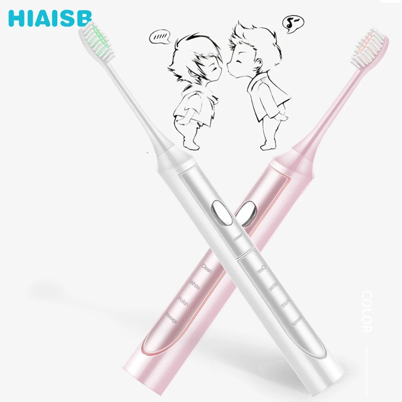 

Ultrasonic Electric Toothbrush Couple Models DuPont High Quality Brush Head and Travel Case