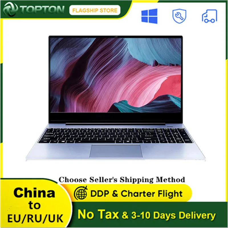 Ноутбук Topton 11 поколения 15 6 дюймов Intel Core i7 1165G7 i5 1135G7 NVIDIA MX450 2G металлический