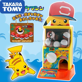 

TAKARA TOMY Pocket Monster Mini Gashapon Machines Pokemon Grasping Doll Toy for Children Mini Claw Arcade Crane