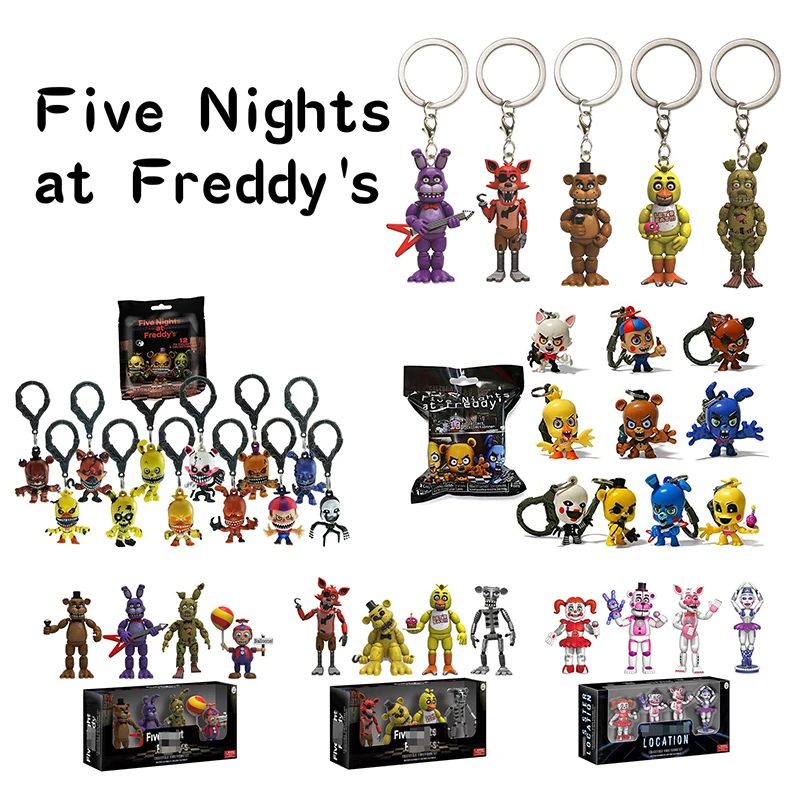 Five Nights at Freddy рисунок четыре пакета пять ночей у Фредди костюм маска Слепой Мешок брелок на рюкзак для подарка