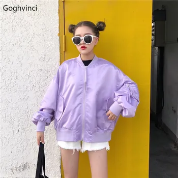 

Jackets Women Korean Style High Quality All-match Loose Fashion Leisure Womens Clothing Pockets Simple Students Daily 2020 New