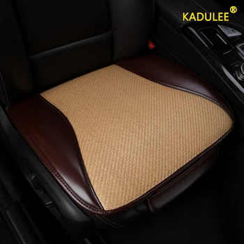 

KADULEE Universal silk Car Seat Covers for Tesla model 3 Model S Model X car styling auto accessories car seats