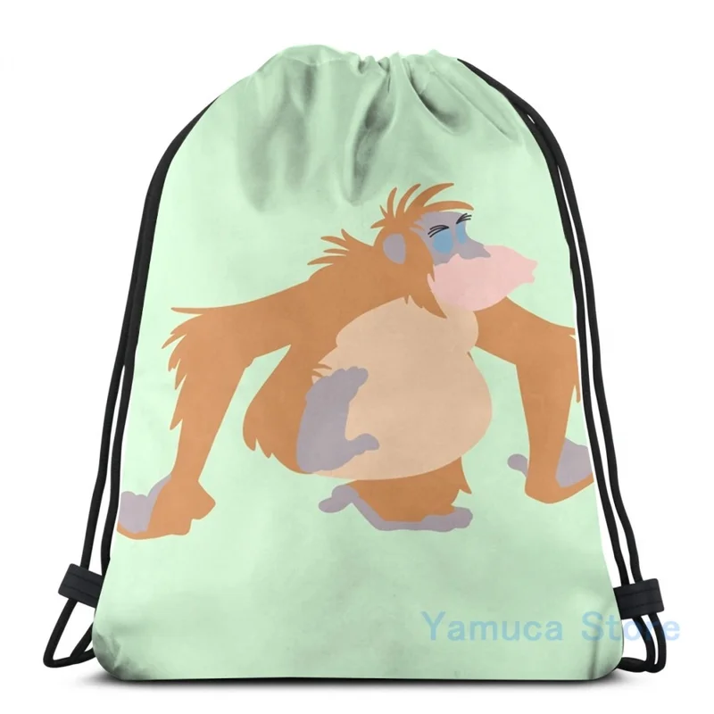 Funny Graphic Print King Louie Usb Charge Backpack Men School Bags