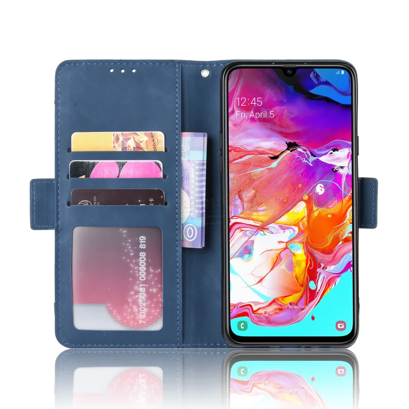 Чехлы-бумажники для samsung Galaxy A20S, чехол с магнитной застежкой, книжка, откидная крышка для samsung A20, кожаное отделение для фото и карточек, сумки для телефонов