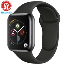 Bluetooth relógio inteligente série 6 caso smartwatch para apple ios iphone xiaomi android telefone inteligente não relógio de maçã (botão vermelho)