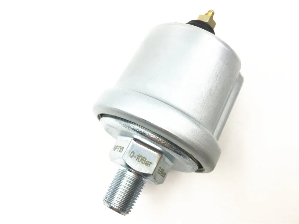 1 шт. Авто Механические датчики давления масла M10X1 NPT-1/8 лодочные датчики давления топлива 0-5Bar 0-10Bar аварийный дисплей 6-24vdc напряжение
