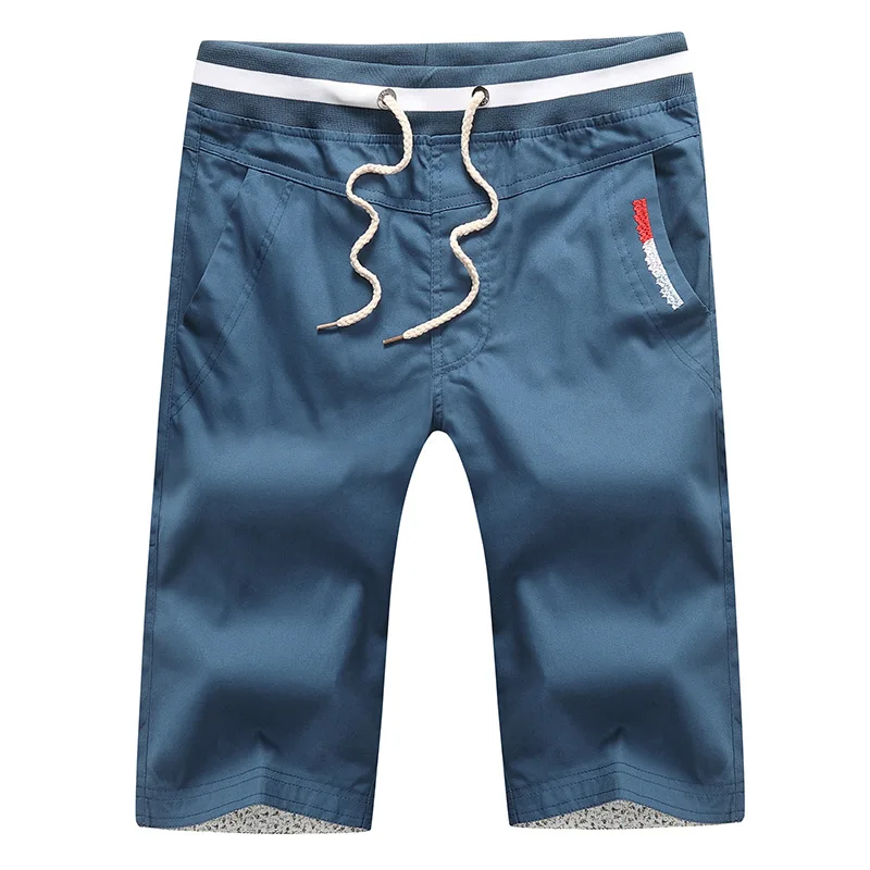 2PCS Cowboy Blue 2 упаковки Для мужчин мальчиков Рубашки домашние просторные шорты с карманами короткие трусики тренировки пляжные брюки JOGF10-29-001 - Цвет: 2PCS Cowboy Blue