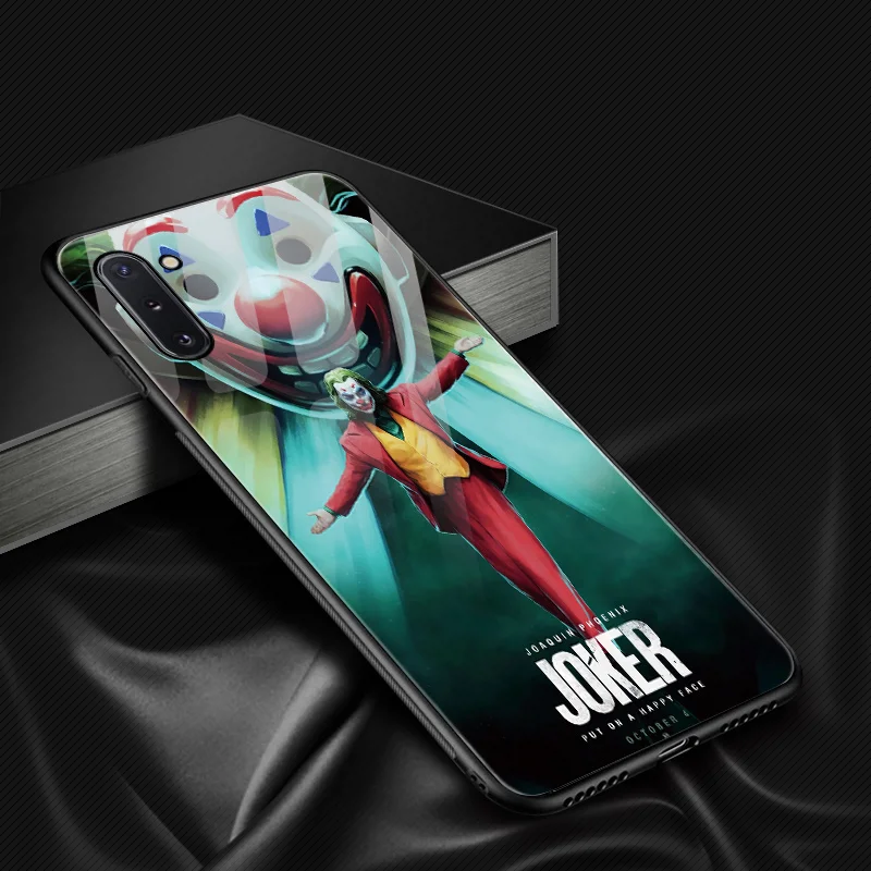 Для samsung Note 10 plus Joker стеклянный чехол для samsung Galaxy Note 8 9 10 S8 S9 Plus S10 plus S10Lite DIY чехол для телефона