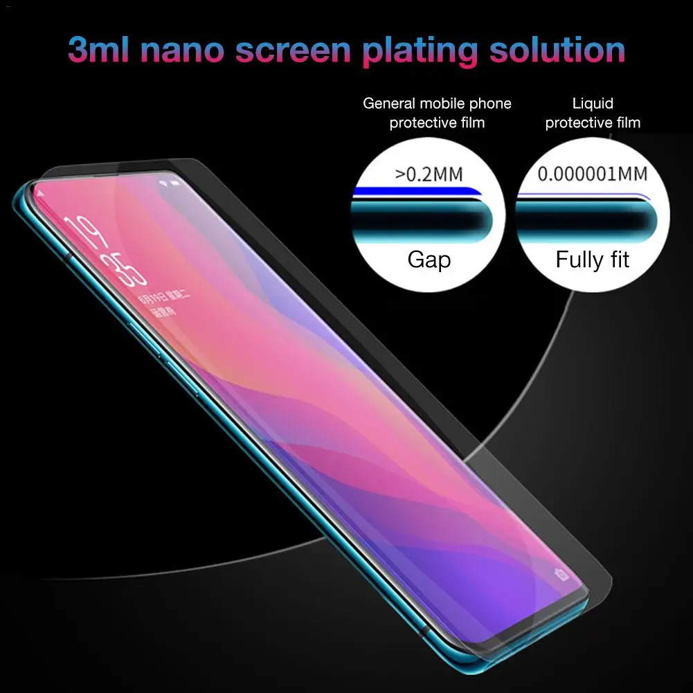 Anti- Scratch Phone Screen Coating Screen Plating Anti- Oil Stain 3ML Nano Anti- Fingerprint For Mobile Phone Accessories