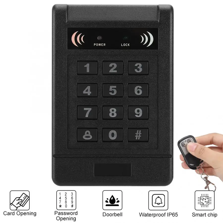 Система контроля допуска к двери RFID карты пароль разблокировка домашней безопасности на продажу