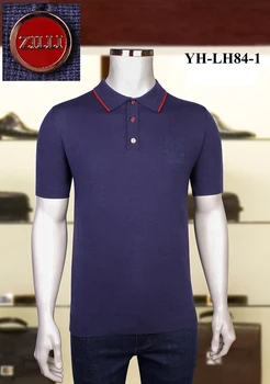 

BILLIONAIRE T shirt men 2020 new summer fashion casual Thin elastic Printed Solid buttons big size Short sleeve free shipping