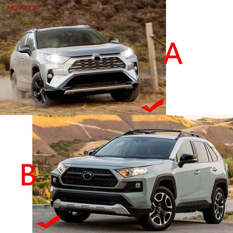 Для Toyota RAV4 5th автомобильный передний противотуманный светильник, накладка на лампу, внешний хромированный ABS декор, рамка для автомобиля, Стайлинг, украшения, аксессуары