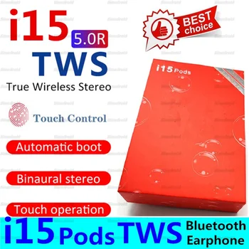 

i15 pods TWS Mini Bluetooth V5.0 Earphone Wireless Earbuds True Stereo i15Pods Sport headset earbuds i15 TWS