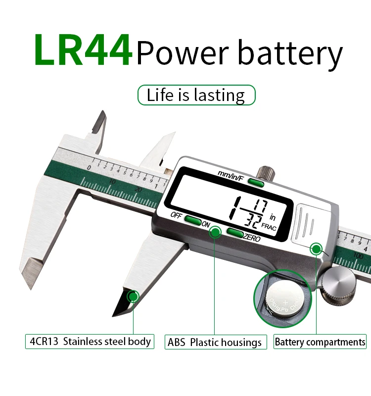 0,01 мм прецизионный lcd штангенциркуль 150 мм из нержавеющей стали цифровой дисплей штангенциркуль фракция метрические дюймовые измерительные инструменты с коробкой