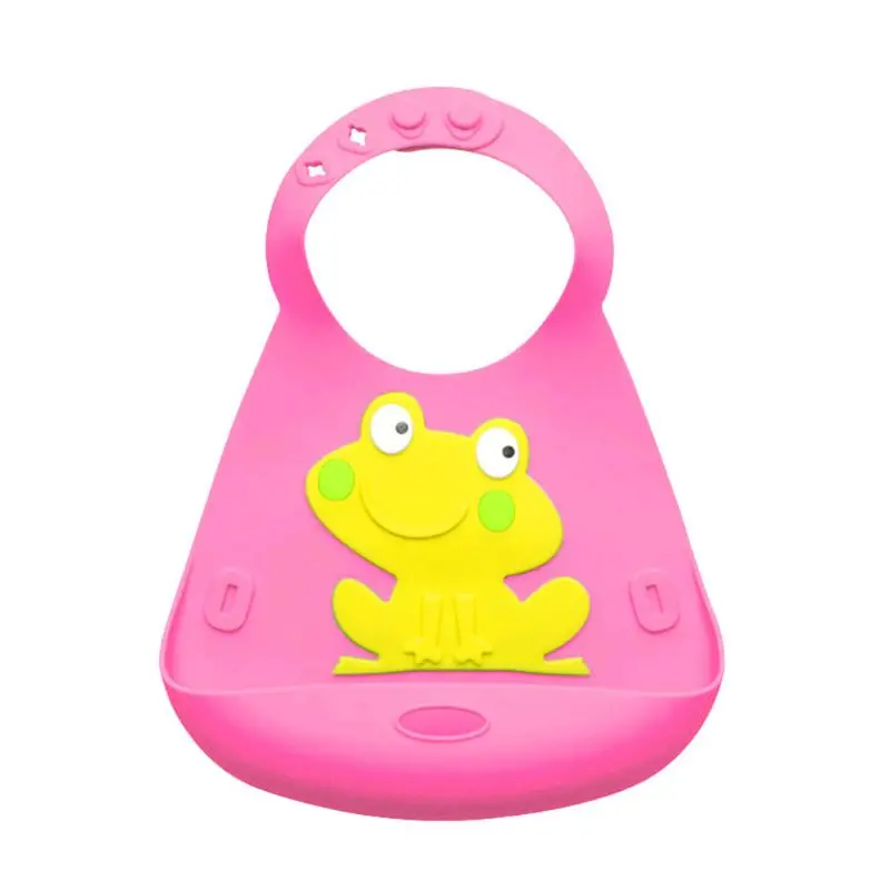 Милый детский силиконовый нагрудник с героями мультфильмов, водонепроницаемые моющиеся нагрудники для младенцев