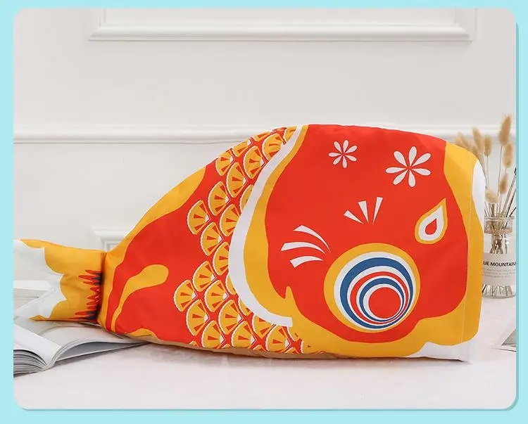 Orange Cat Pet Cute Fish-Shaped Open House Crinkle Sleeping Bag Cathouse Nest for 4 Seasons - Цвет: Orange
