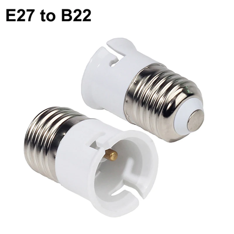 G9 E27 E14 B22 Fitting Base Screw Sockets BC Holder Lamp Light Converter Round Edison Socket Adaptor White Bulb Extender ES