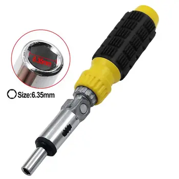 

Adjustable 0-180 Degree Multi Function Ratchet Screwdriver Inside Hexagon Angles