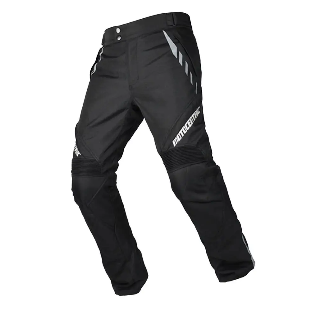 Oxford Cloth Motorcycle Pants Men Detachable Liner Windproof Trousers