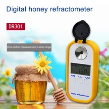 Dr301цифровой измеритель концентрации меда рефрактометр измерение содержания сахара 0-90% инструмент по шкале Брикса рефрактометр для мёда