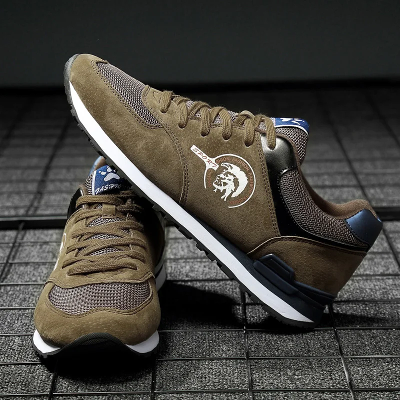 

Men Training Sneakers Anti-Slippery Men Tennis Shoes Light Weight Walking Footwear Comfortable Breathable Mesh Spring Autumn