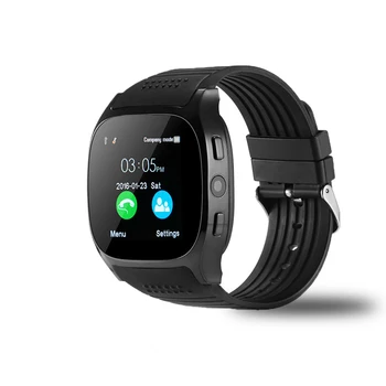 

T8 smart phone watch remote camera Bluetooth waterproof sleep health monitoring 380MAh battery sports touch screen watch
