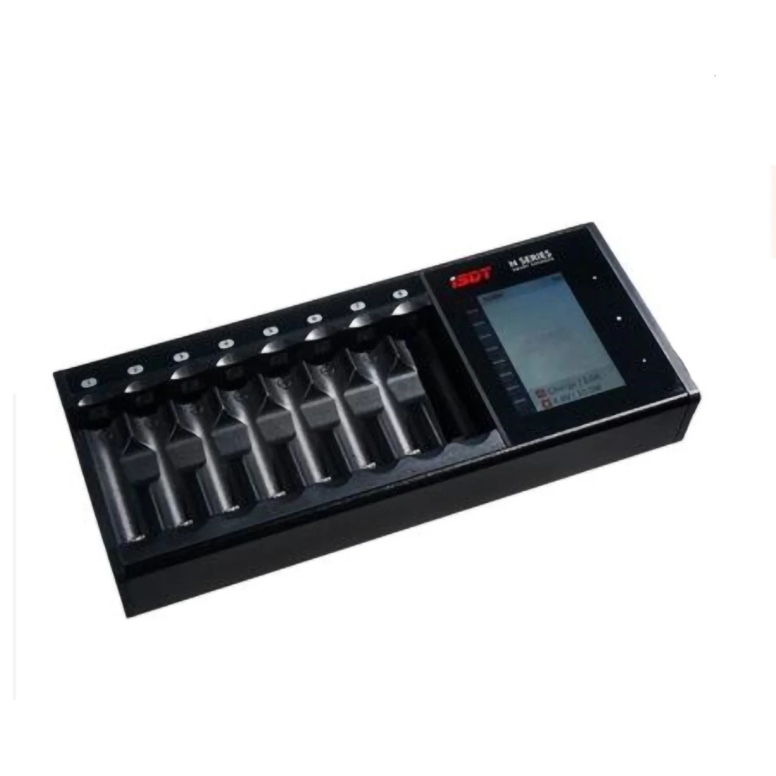 Горячая ISDT N8 18 Вт 1.5A 8 слотов lcd AA/AAA быстрое зарядное устройство для LiIon LiHv Life NiMh Nicd