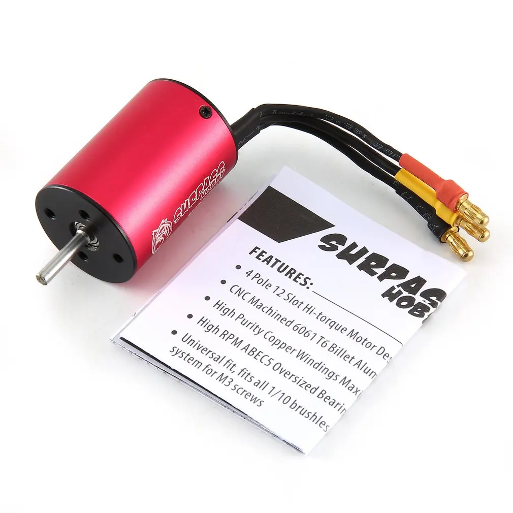 

SURPASSHOBBY 2838 5700KV/5100KV Brushless Motor 2S 3S for Traxxas/HSP 1:14,1:16 RC Drift Racing Climbing Off-road Car Sensorless