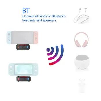 

2 in 1 Adapter USB Type C to HDMI Dock Converter Bluetooth 5.0 Adapter Switch Audio Transmitter For Nintendo I3Z4