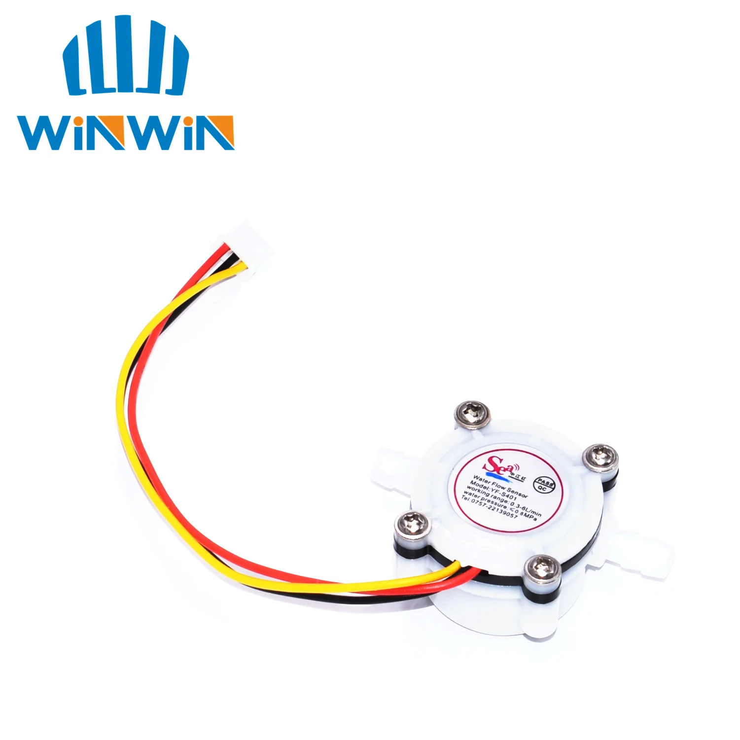 

I81 1pcs Water Coffee Flow Sensor Switch Meter Flowmeter Counter 0.3-6L/min inner diameter 2mm