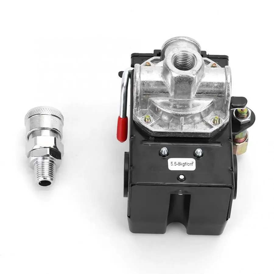 

Pressure Switch Air Compressor Regulator 4 Hole Automatic Pressure Switch Control Valve G1/4