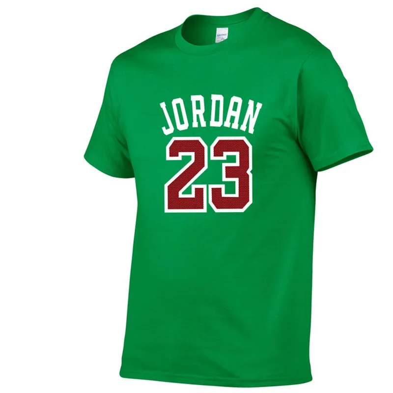 9 Летняя Горячая Распродажа Новая футболка Jordan 23 с принтом Мужская футболка Swag высокое качество хлопок Jordan 23 хип-хоп футболка с коротким рукавом для мужчин - Цвет: 9