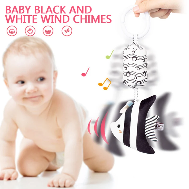 Baby Rattles Animal Plush Toy Hand Bell Multifunction Plush Stroller Mobile Gifts Bed Bell baby toys baby rattle toys hanging rattles toy ball rattle toy plush rattle toy