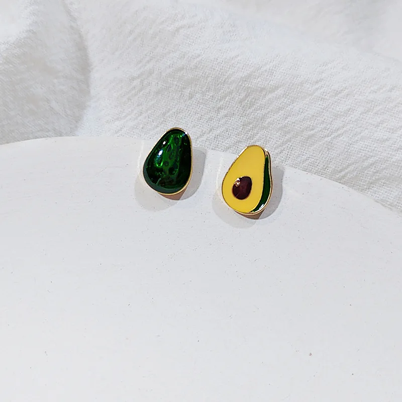 

2019 New Asymmetrical Earrings Women Fashion Korean Temperament Earring Shea butter earrings Personality Ear Jewelry