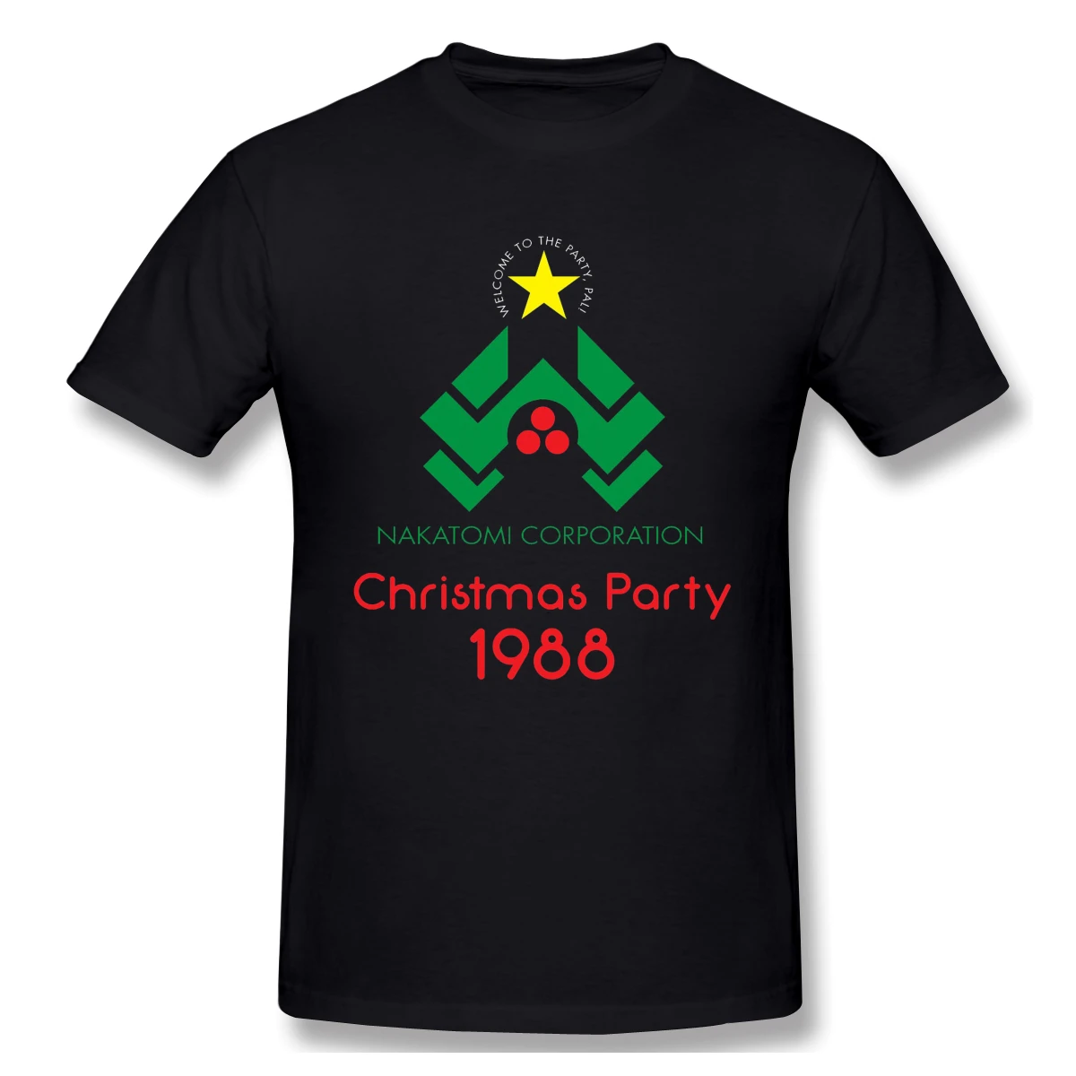 

Welcome To The Party, Pal black T Shirt homme T-Shirt Tees Pure Cotton Amazing Short Sleeve plus size best gift