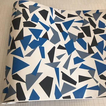 

50cmx300cm Arctic Black White Blue Camouflage Vinyl Film Car Wrap Foil Adhesive Motorcycle Car Camo Wrapping Decal