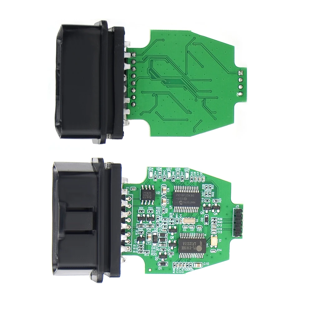 Новейший ELS27 FORScan ELS 27 сканер зеленый PCB