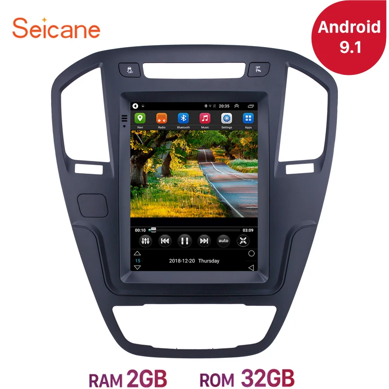 Seicane 9,7 дюймов Android 9,1 автомобильный стерео gps Навигатор Радио Блок плеер для 2013 Buick Regal поддержка OBD2 задняя камера 4G сеть
