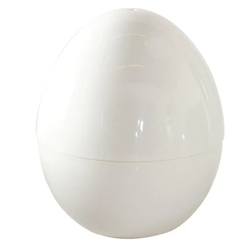 

EAS-Plastic Egg Shape Microwave 4 Eggs Boiler Cooking Tools Kitchen Accessories Boiled Eggs for Microwave Oven