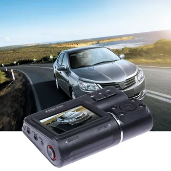 

Video Car DVR Rearview Camera Recorder 140 Degree Dual Lens Accessories