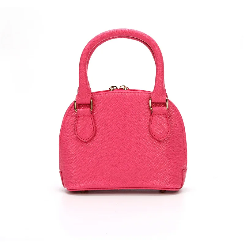 

Solid Color Shell CHILDREN'S Bag Korean-style Fashion Over-the-shoulder Bag Girls Europe And America Children Hand Cross-body Sh