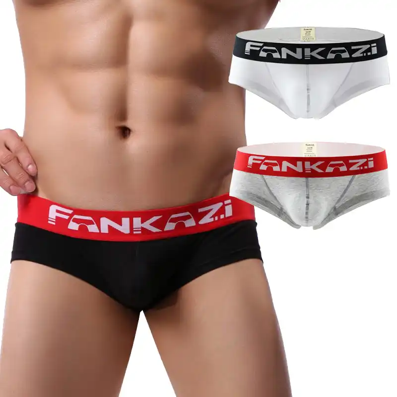 メンズインナーボクサーショーツブランド綿cueca U凸ゲイセクシーなボクサーパンツショートビキニパンティー ボクサー Aliexpress