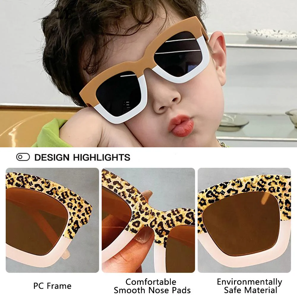 YAMEIZE Fashion Square Kids Sunglasses Children Sun Glasses Boys Girls Eyewear Baby Eyeglasses Outdoors Goggles Gafas De Sol UV