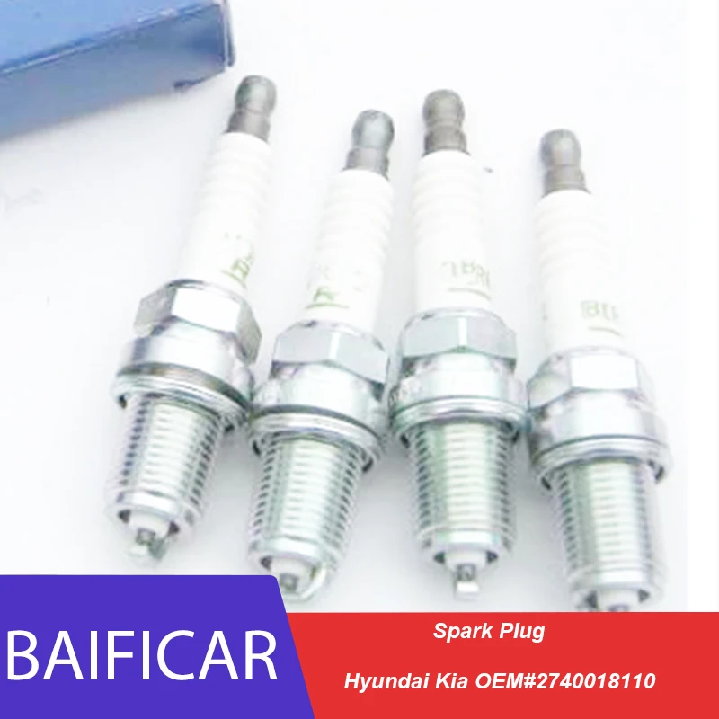 Baificar новая Оригинальная Свеча зажигания 2740018110 27400-18110 для Hyundai Kia | Автомобили и