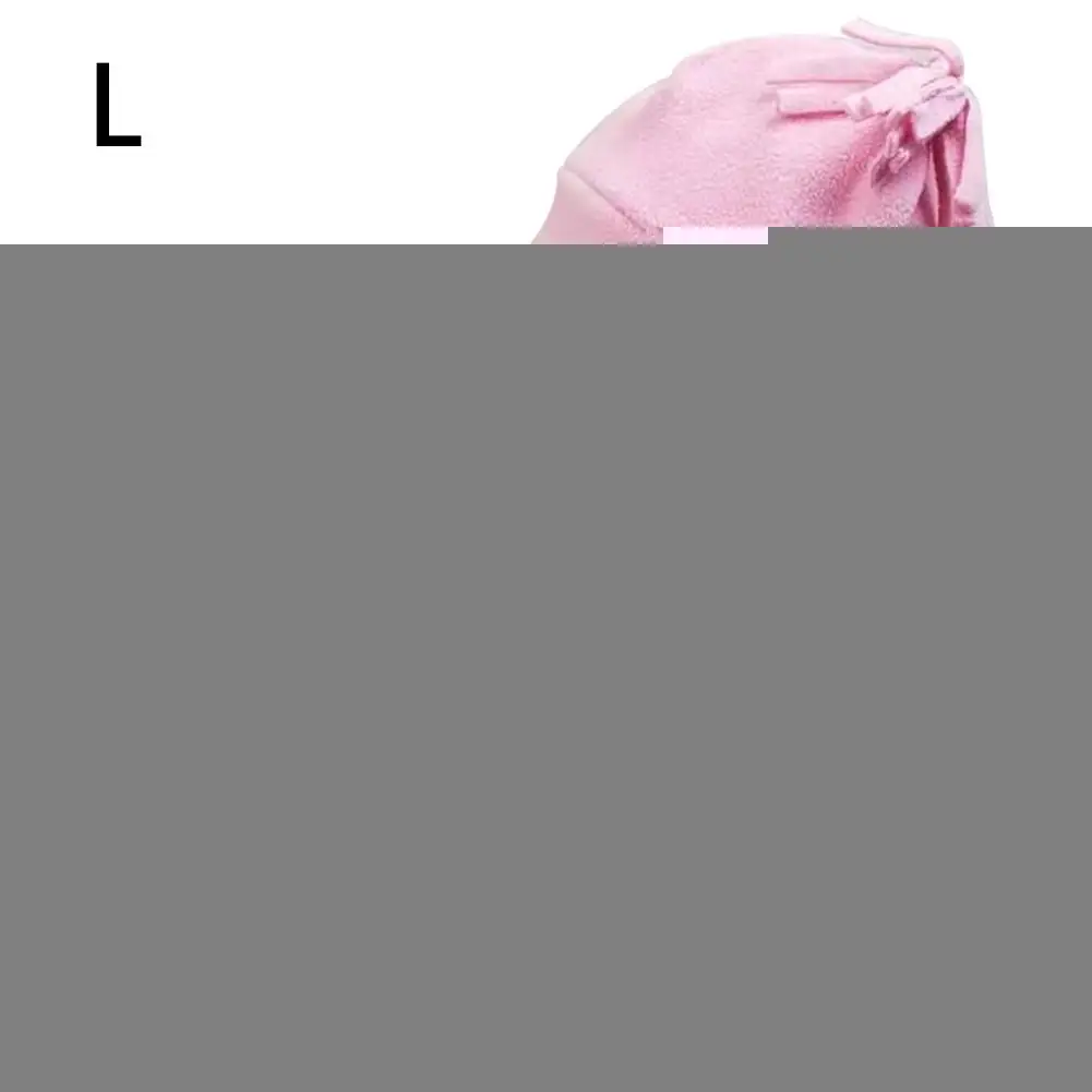 3 размера, детские шапки, От 1 до 5 лет, шапки для мальчиков и девочек, детские зимние шапки, теплые флисовые шапки для маленьких мальчиков и малышей, шлем летчика, варежки - Цвет: Pink