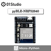 01 estúdio pyBLE-NRF52840 módulo bluetooth desenvolvimento demonstração placa de consumo de baixa potência micropython circuitos iot sem fio