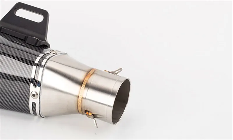 51 мм Универсальная выхлопная труба мотоцикла Akrapovic для R15 R6 V3 Yoshimura двойной рот Небольшой конус выхлопной трубы RC390 MT03 Z250