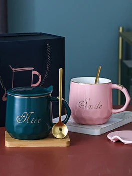

EWAYS High Quality Ceramic Coffee Mugs Coffee Cup Simple European style Cup Milk Cups