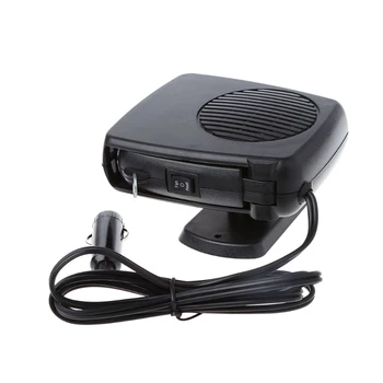 

2 In 1 Car Portable Ceramic Heating Cooling Heater Fan Defroster Demister DC 24V L9BC